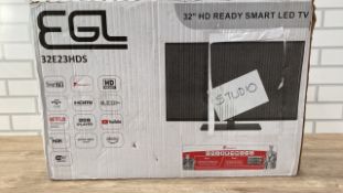 EGL 32 INCH HD SMART TV X2