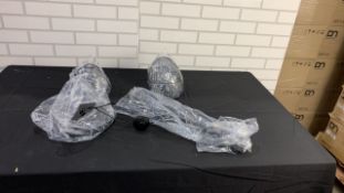 HUDSON 3 LIGHT METAL WIRE FLOOR LAMP 160