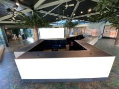 Large Dual Sided Payment Counter