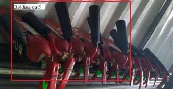 5 x 2kg CO2 fire extinguisher