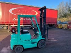 1998 Mitsubishi FG 1.5 Ton Gas Forklift