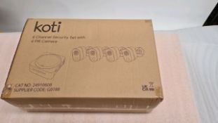 KOTI 4CHANNEL SECURITY SET WITH 4 PIR CA