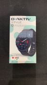 B-AKTIV STYLE SMART WATCH AND FINESS TRK