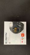 B-AKTIV TREK GPS SMART WATCH BLACK