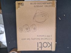 KOTI 4CHANNEL SECURITY SET WITH 2 PIR CA