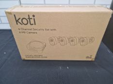 KOTI 4CHANNEL SECURITY SET WITH 4 PIR CA