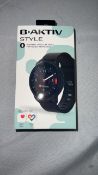 B-AKTIV STYLE SMART WATCH AND FINESS TRK