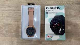 B-AKTIV STYLE SMART WATCH AND FINESS TRK
