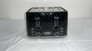 STUDIO BLACK DIAMOND 4 SLICE TOASTER