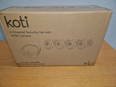 KOTI 4CHANNEL SECURITY SET WITH 4 PIR CA
