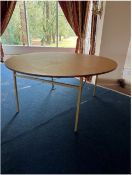 8 x 5ft round function table