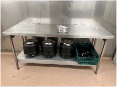 Stainless Steel Preparation Bench