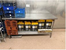 Stainless Steel Preparation Bench