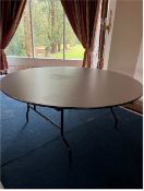 4 x 6 foot round folding table