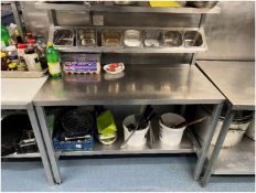Stainless Steel Preparation Bench