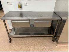 Stainless Steel Preparation Bench