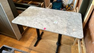 Marble table