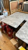 Marble table