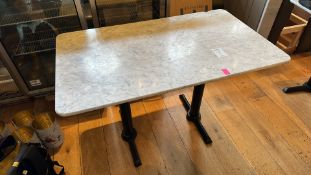 Marble table