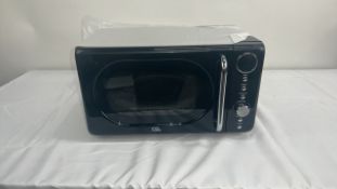 EGL RETRO 20 LITRE MICROWAVE - BLACK