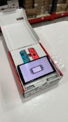 NINTENDO SWITCH CONSOLE OLED NEON BLUE R
