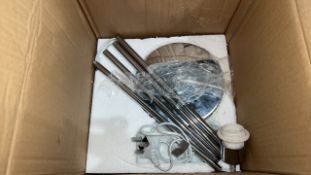 CRUSHED VELVET FLOOR LAMP