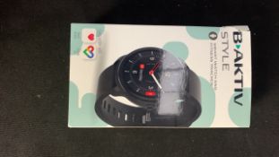 B-AKTIV STYLE SMART WATCH AND FINESS TRK