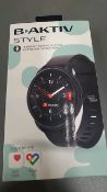 B-AKTIV STYLE SMART WATCH AND FITNESS BLACK