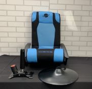 COSMOS2.1TITANPEDESTAL GAMING CHAIR BLUE