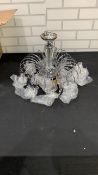 SARDINIA 3 LIGHT CRYSTAL EFFECT CHANDELI