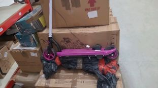 MISCELLANEOUS SCOOTERS/TOYS X12