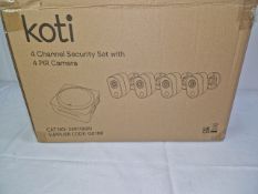 KOTI 4CHANNEL SECURITY SET WITH 4 PIR CA