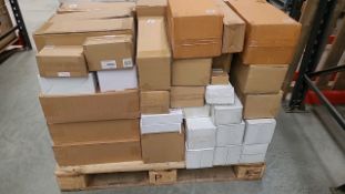 MIXED PALLET OF SEASONAL DECORATIONS AND ELECTRICAL ITEMS