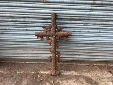 Antique Cast Iron Cross