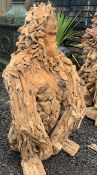 Driftwood Gorila Statue