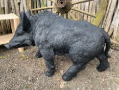 Resin Wild Boar Figure