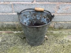 Old Galvanised Heavy Bucket