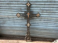 Antique Cast Iron Cross