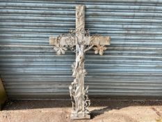 Antique Cast Iron Cross