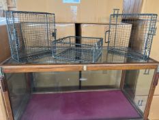 Set Of 3 Metal Condiment Cages