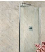 Pack of 4 Permagon Marble Texture Wet boards 2.7m x 250mm