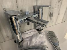 Roper Rhodes Chrome SOL Deck Mounted Shower Mixer Tap.