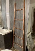 Hurlingham Freestanding Artisan Traditional Style Copper Apple Ladder
