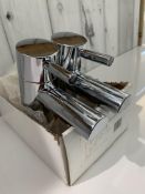 Roper Rhodes Chrome FLO Bath Taps, finished in Chrome.