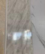 Pack of 4 Grey Marble Texture Wet Boards 2.7m x 250mm