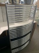 Modern Style Oil Filled Bathroom Chrome Towel Wall Mounted Radiator with Fixings