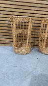 French Baguette Wicker Basket X4