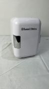 RUSSELL HOBBS 4L MINI COMPACT COOLER WHT
