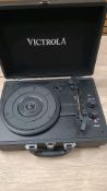 VICTROLA JOURNEY AND RECORD PLAYER