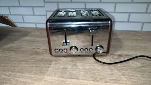 EGL CLASSIC 4 SLICE TOASTER - ROSE GOLD